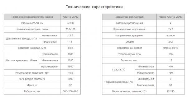 Насос 70БГ12-25АМ