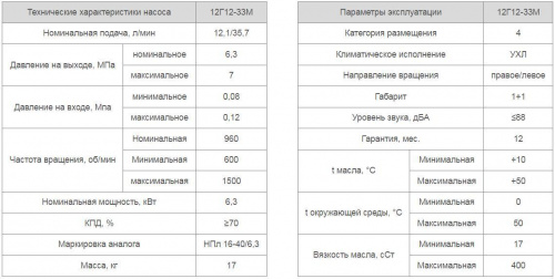 Насос 12Г12-33М
