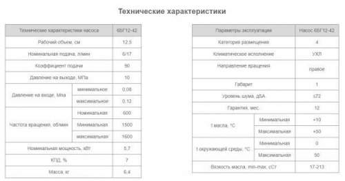 Насос 6БГ12-42