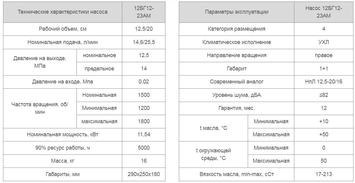 Насос 12БГ12-23АМ